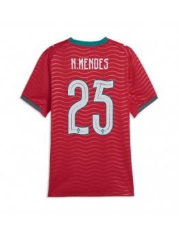 Ženski Nogometna dresi replika Portugalska Nuno Mendes #25 Domači SP 2026 Kratek rokav